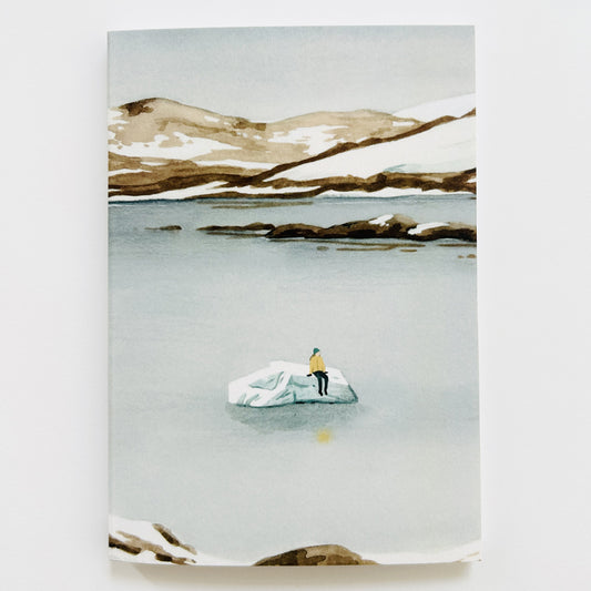 Cahier en papier FSC A6 carré-piqué lonely P
