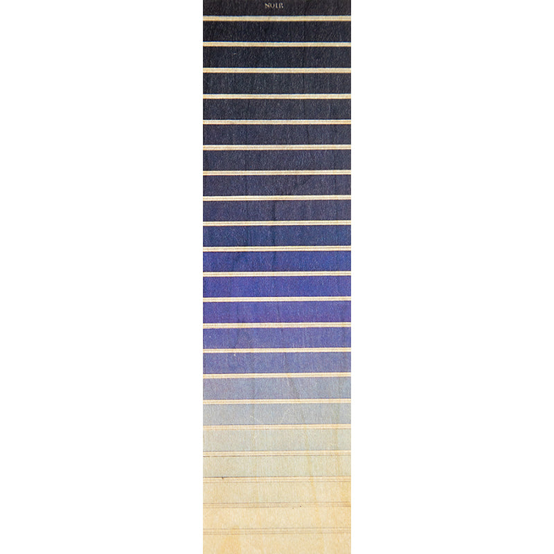Marque-pages en bois BNF dégradé couleurs bleu W