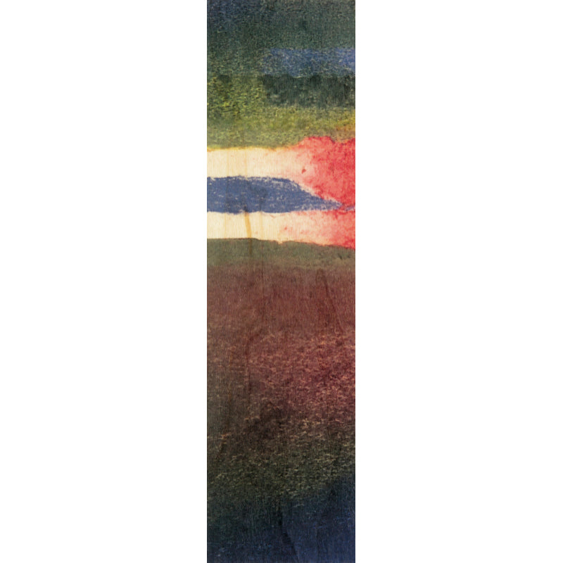 Marque-pages en bois pastels blue red W