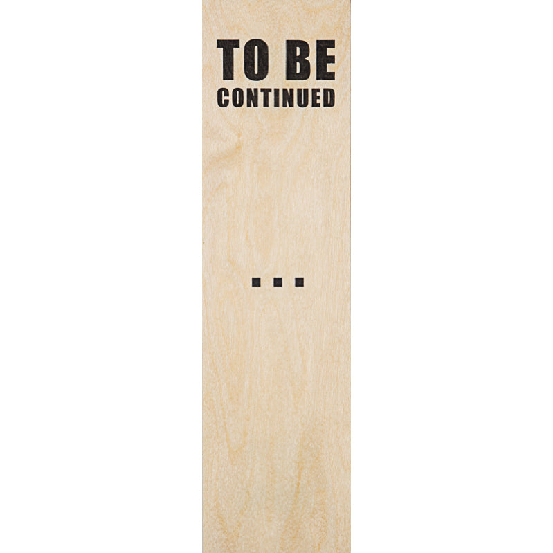 Marque-pages en bois reading continued W