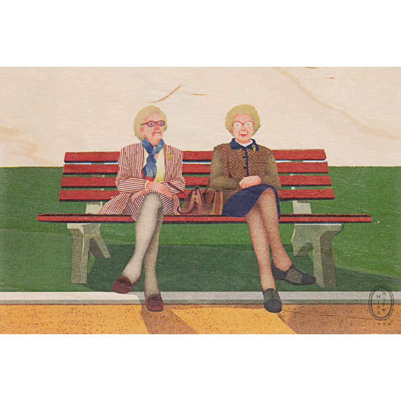 Carte en bois France ladies W