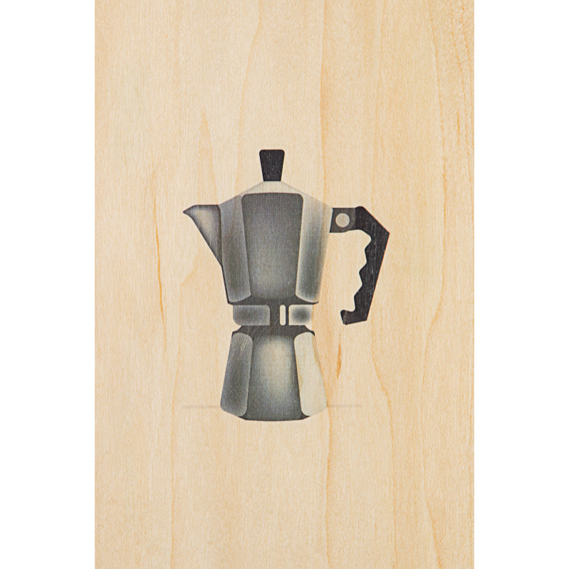 Wood postcard into the wild cafetière W