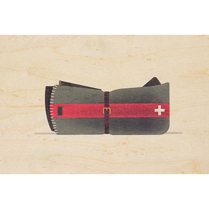 Wood postcard into the wild swiss W