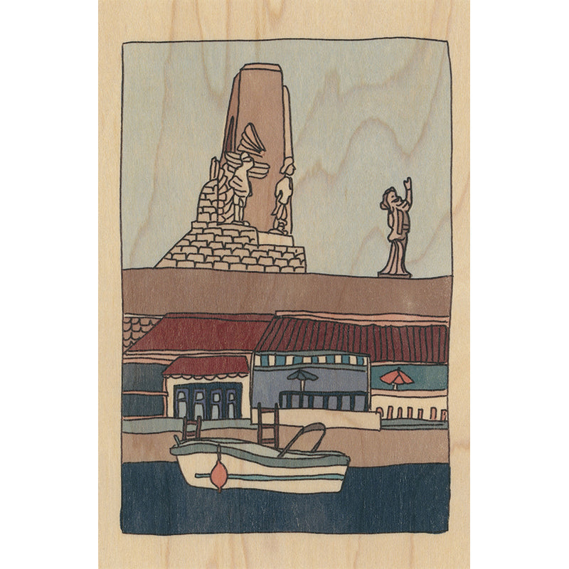 Carte en bois le sud le Vallon W