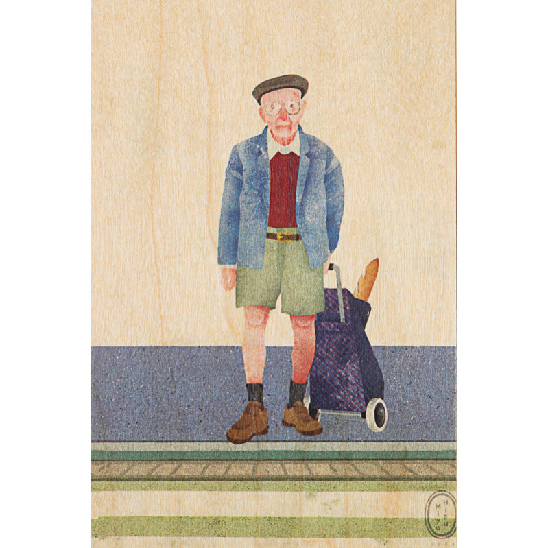 Carte en bois France grandpa W