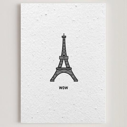 carte papier ensemencé fleurs sauvages écologique