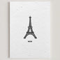 carte papier ensemencé fleurs sauvages écologique