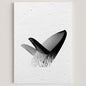 Folded seed paper greeting card baleine S