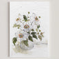 Carte double en papier ensemencé japanese anemons S