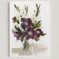 Carte double en papier ensemencé narcissus S