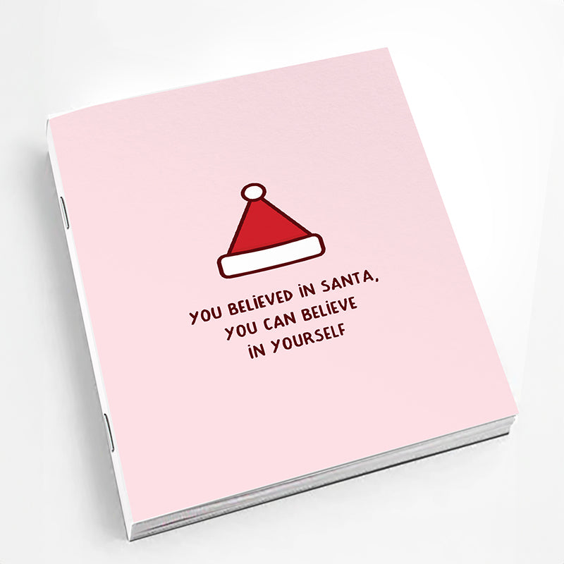 Carnet en papier FSC A6 carré-piqué Santa S