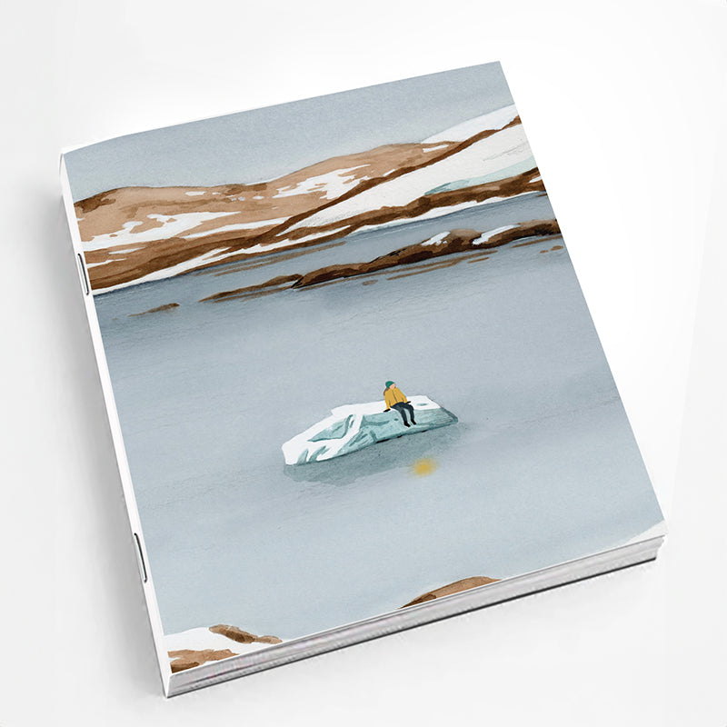 Carnet en papier FSC A6 carré-piqué lonely S