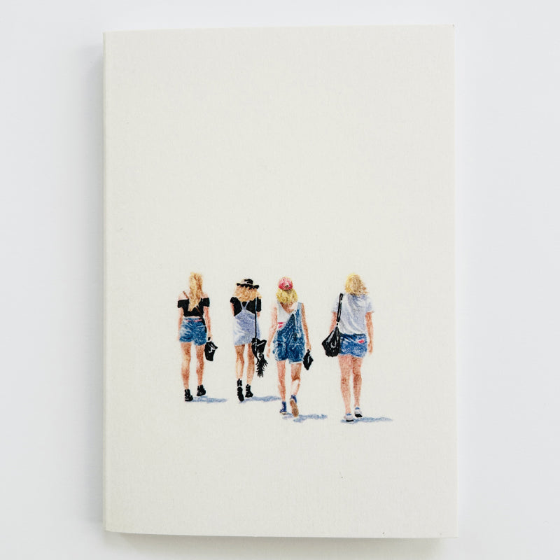 Carnet en papier FSC A6 carré-piqué girls S