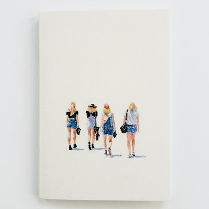 Cahier en papier FSC A6 carré-piqué girls P