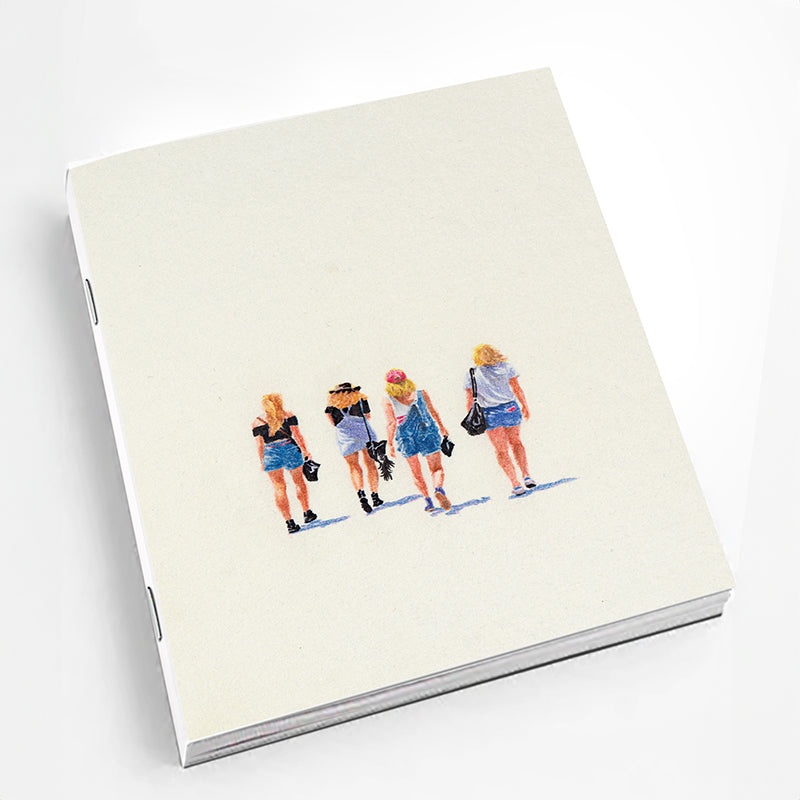 Carnet en papier FSC A6 carré-piqué girls S