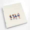 Carnet en papier FSC A6 carré-piqué girls S