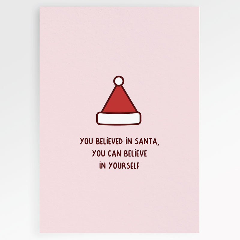 Carte en papier FSC Santa P