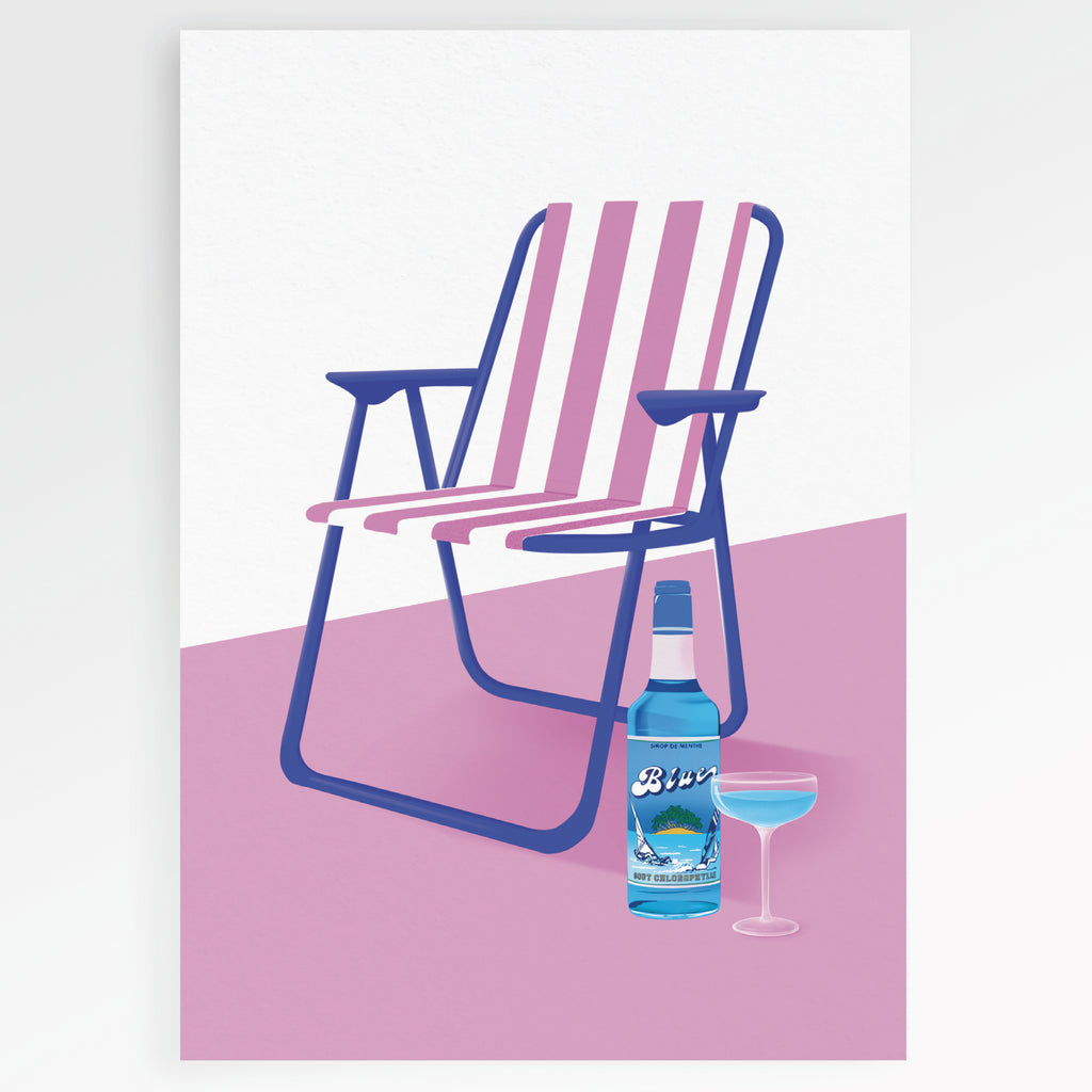 Carte en papier FSC chaise pliante S