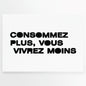 Carte en papier FSC consommez P