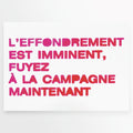 Carte en papier FSC effondrement S