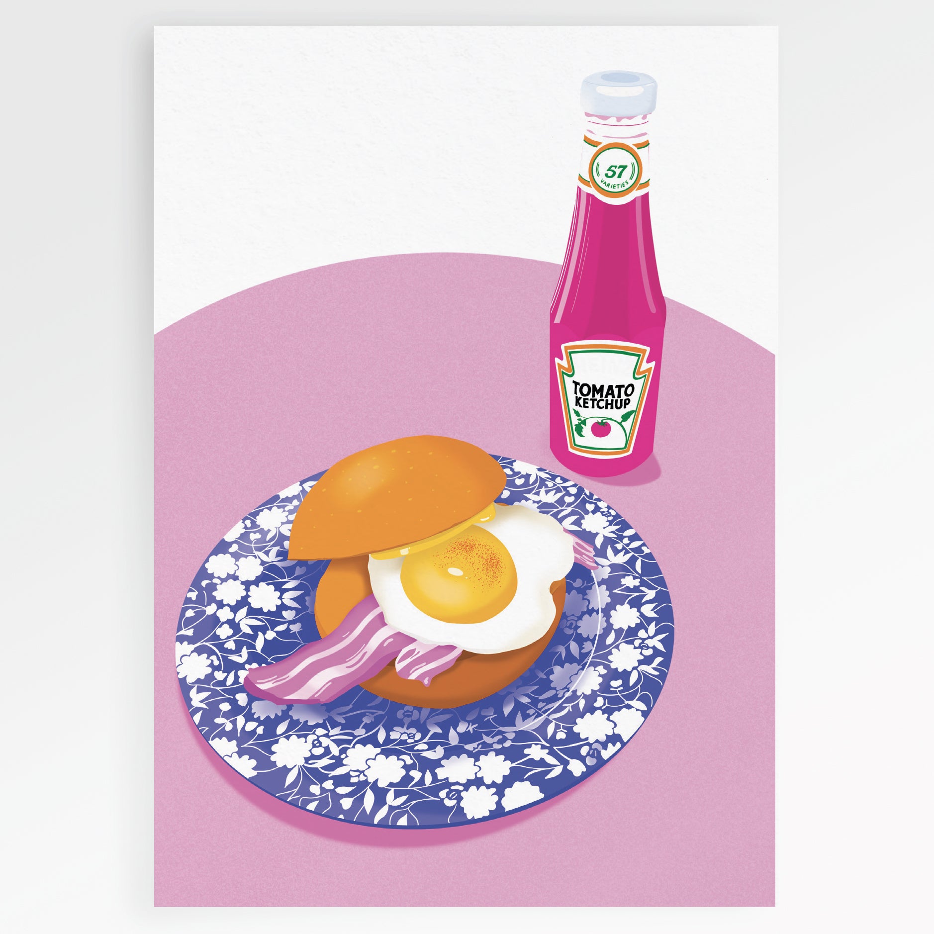 Carte en papier FSC eggs and ketchup S