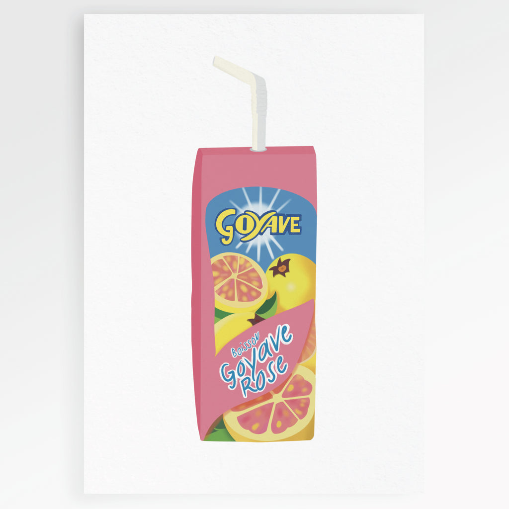 Carte en papier FSC goyave S