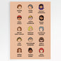 Carte en papier FSC great women P
