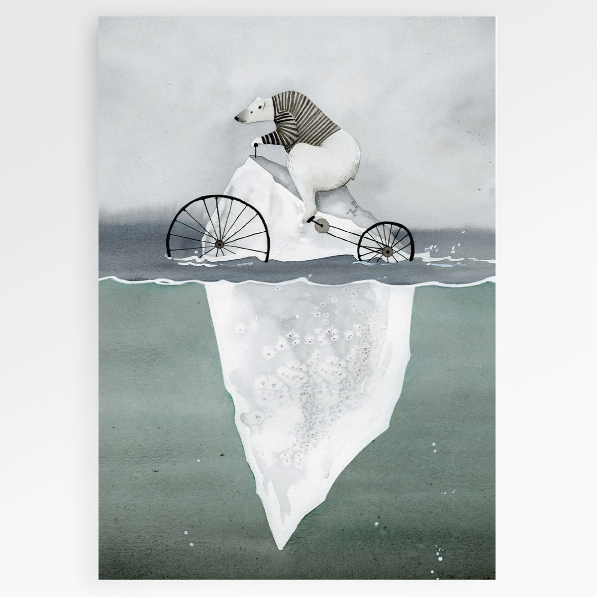 Carte en papier FSC icebear P