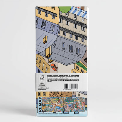 Remap Paris Icons — carte illustrée 50 × 70 cm
