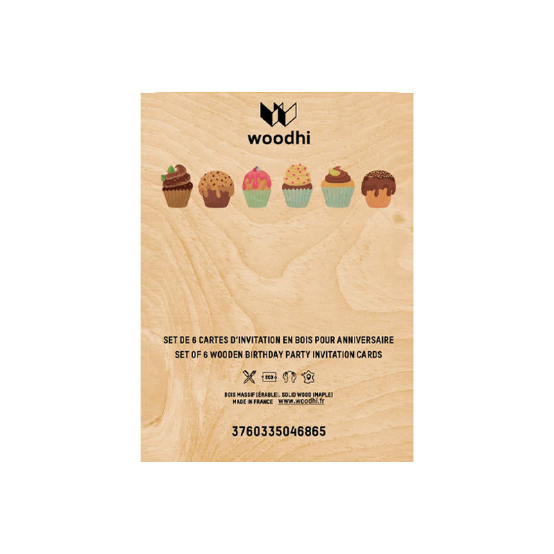 Birthday set cupcakes X 6 W