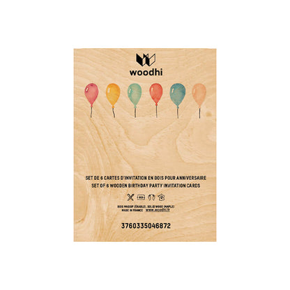 Birthday set ballons X 6 W