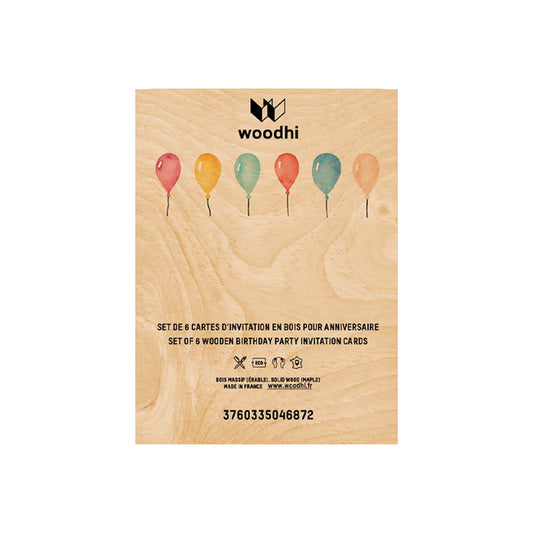Birthday set ballons X 6 W