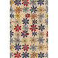 Wood postcard AI color flowers W