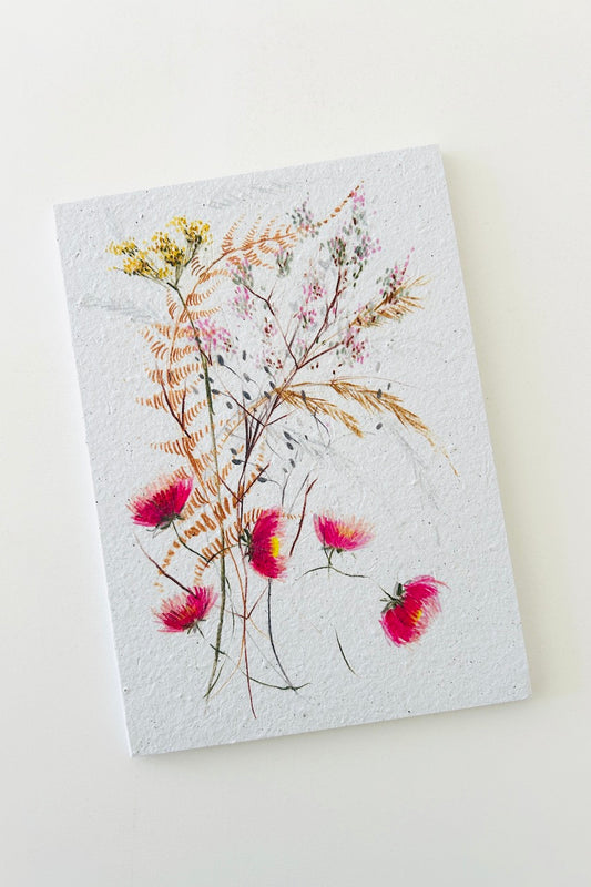 A5 seed paper notepad fern S