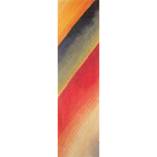 Marque-pages en bois aqua orange bleu rouge W