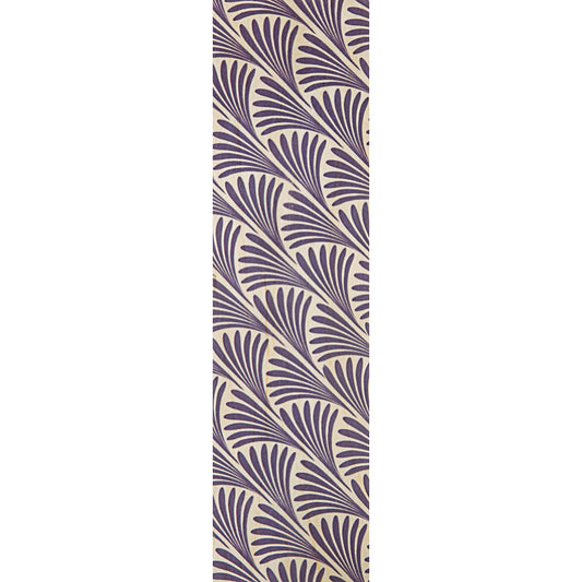 Marque-pages en bois art deco purple palms W