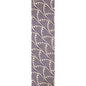 Wood bookmark art deco purple palms W
