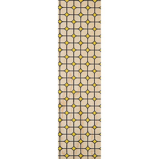 Marque-pages en bois art deco yellow crowns W
