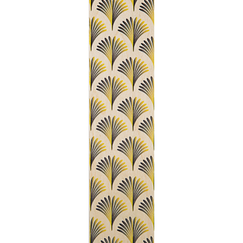 Marque-pages en bois art deco yellow palms W