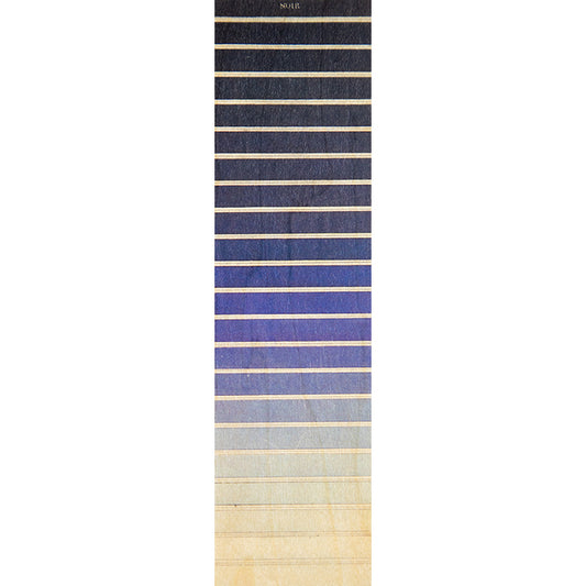 Marque-pages en bois BNF dégradé couleurs bleu W