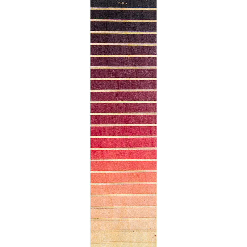 Marque-pages en bois dégradé couleurs rose W