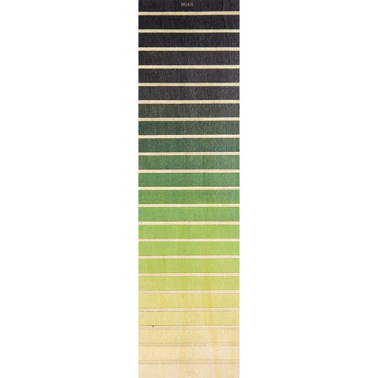 Marque-pages en bois BNF dégradé couleurs vert W