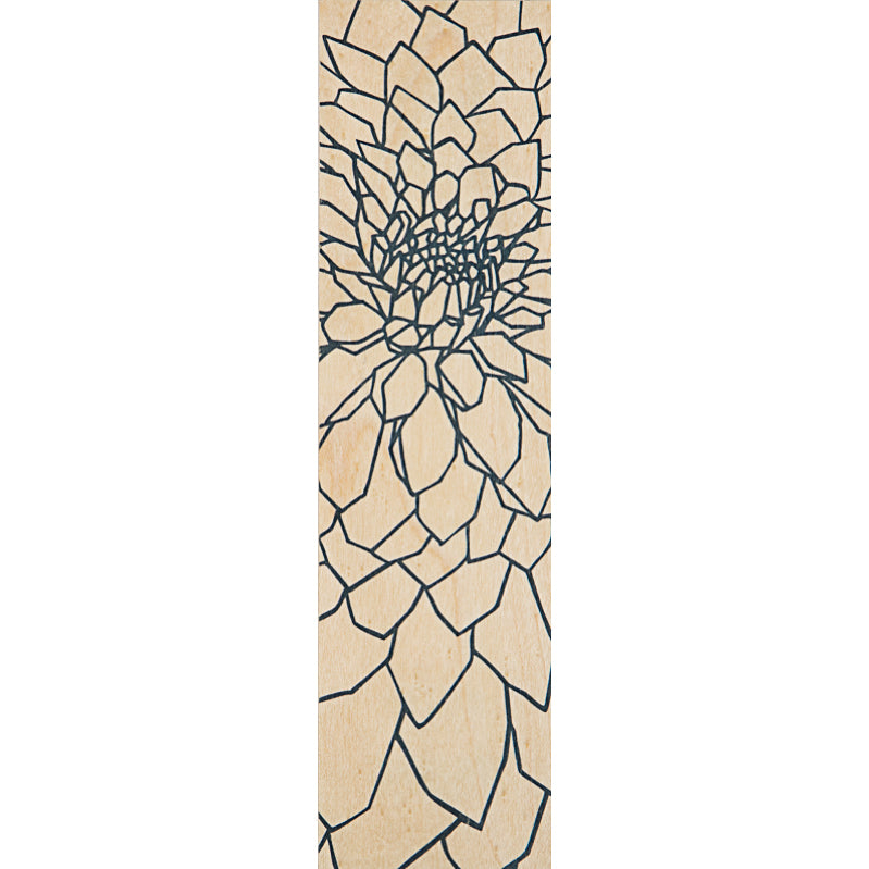 Marque-pages en bois flowers dahlia W
