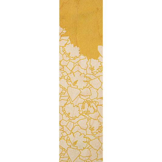 Marque-pages en bois flowers jonquille W