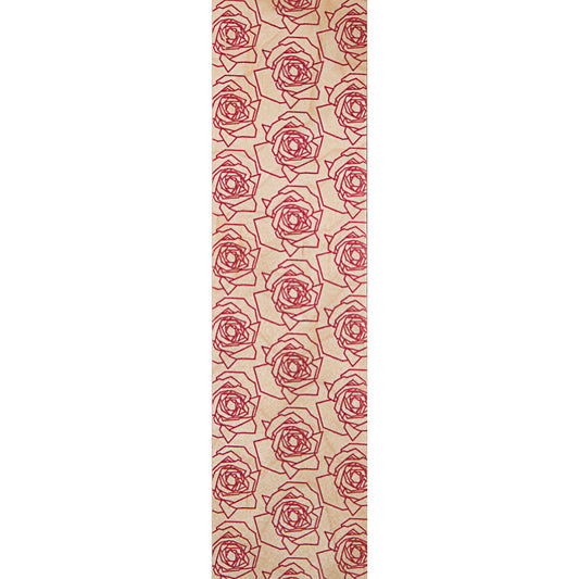 Marque-pages en bois flowers rose W