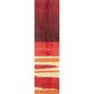 Wood bookmark pastels red W