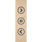 Marque-pages en bois reading rewind W