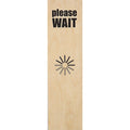 Marque-pages en bois reading wait W