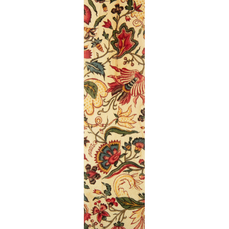 Wood bookmark toile de jouy fantaisie indienne W