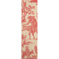 Marque-pages en bois toile de jouy meunier rouge W